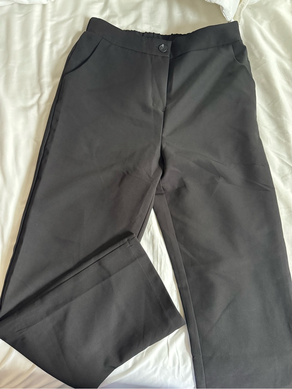Sincerely Jules Black Straight-Leg Dress Pants